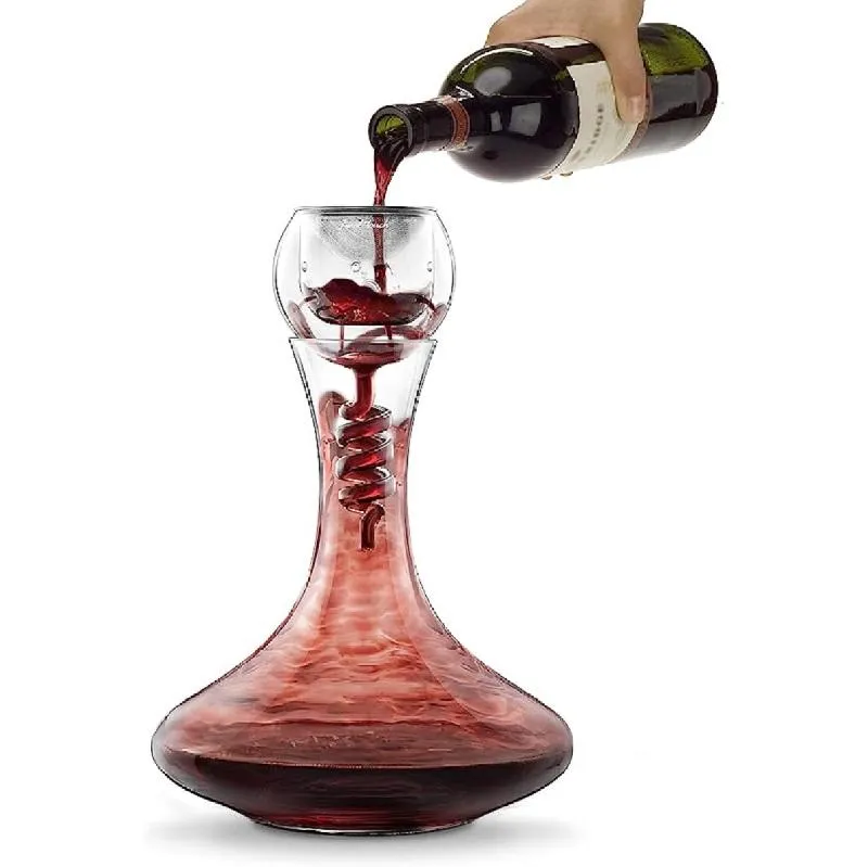 Final Touch Twister Glass Aerator & Decanter Set