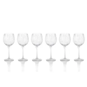 Fintan 8.5" Tall Wine Goblets Set of 6