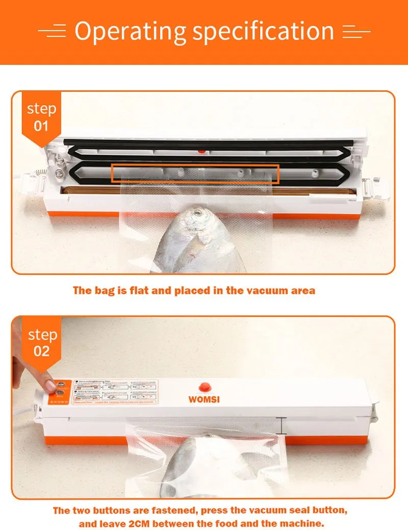 Food Vacuum Packaging Sealer Machine