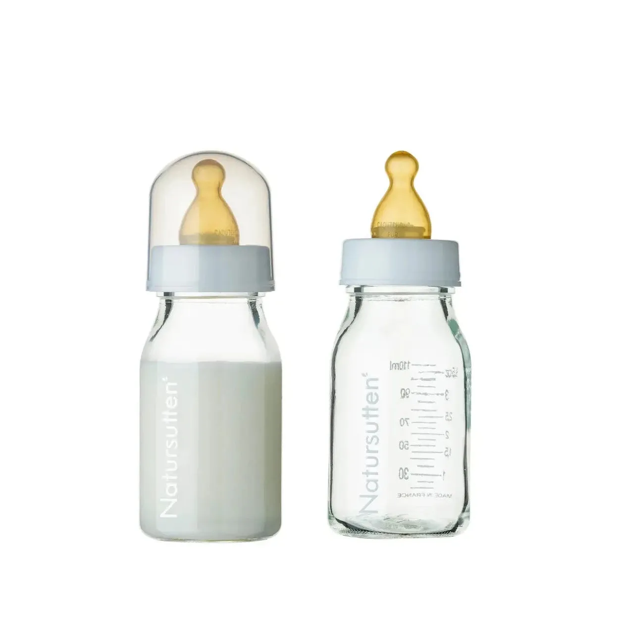 Glass Baby Bottles 4 oz - 2 pack