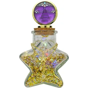 Grand Dutchess Seaview Moon Follydust Light Up Bottle (Goldtone/Twilight Purple)