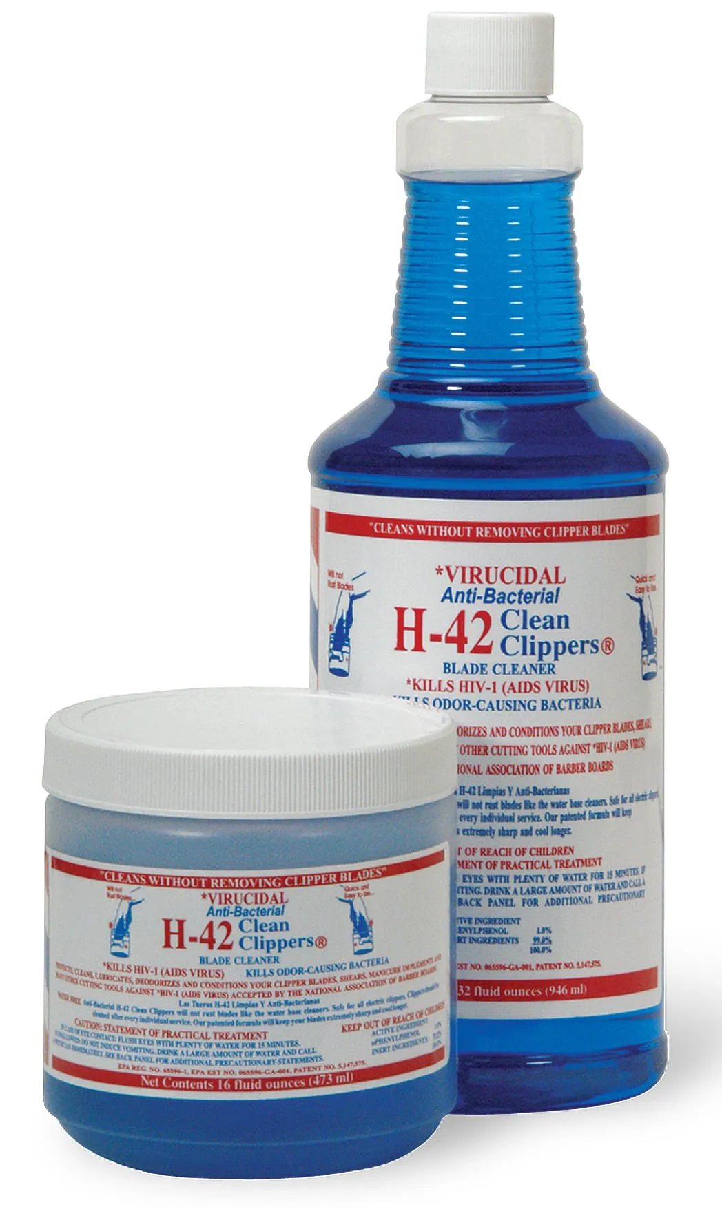 H-42 Clean Clippers Anti-Bacterial Blade Cleaner