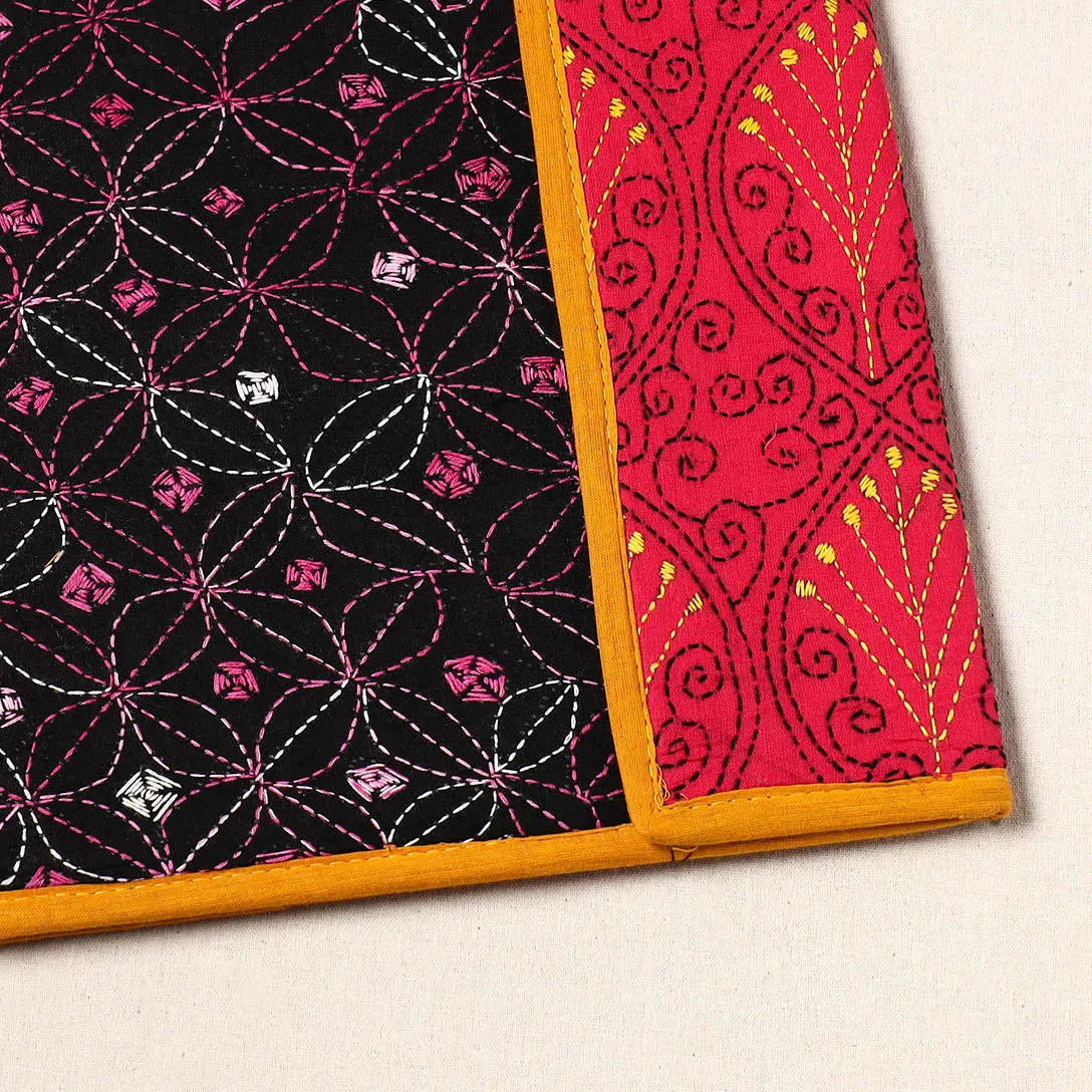 Handcrafted Bengal Kantha Work File Folder 77