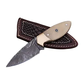 Handmade Damascus Skinner Knife AMK012 Professional Chef Knife