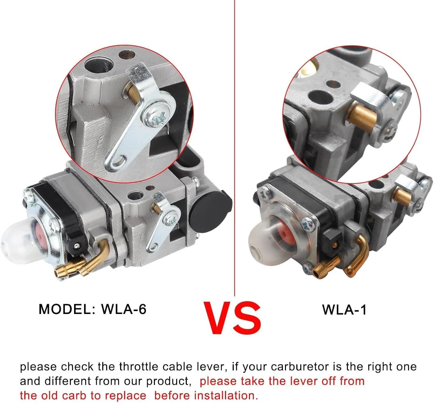 Hipa WLA-1-1 Carburetor Kit for Echo PB-500H PB-500T PB-500 EB-508RT Backpack Leaf Blower Replace A021001641 A021001642 WLA11