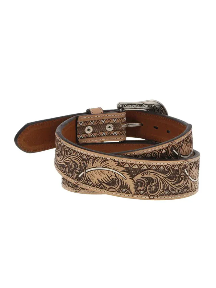 Hooey Men's War Paint Natural Belt #HMBLT006