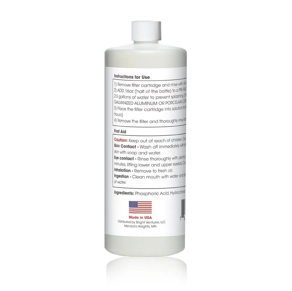 Hot Tub, Spa, and Pool Filter Cleaner 32oz