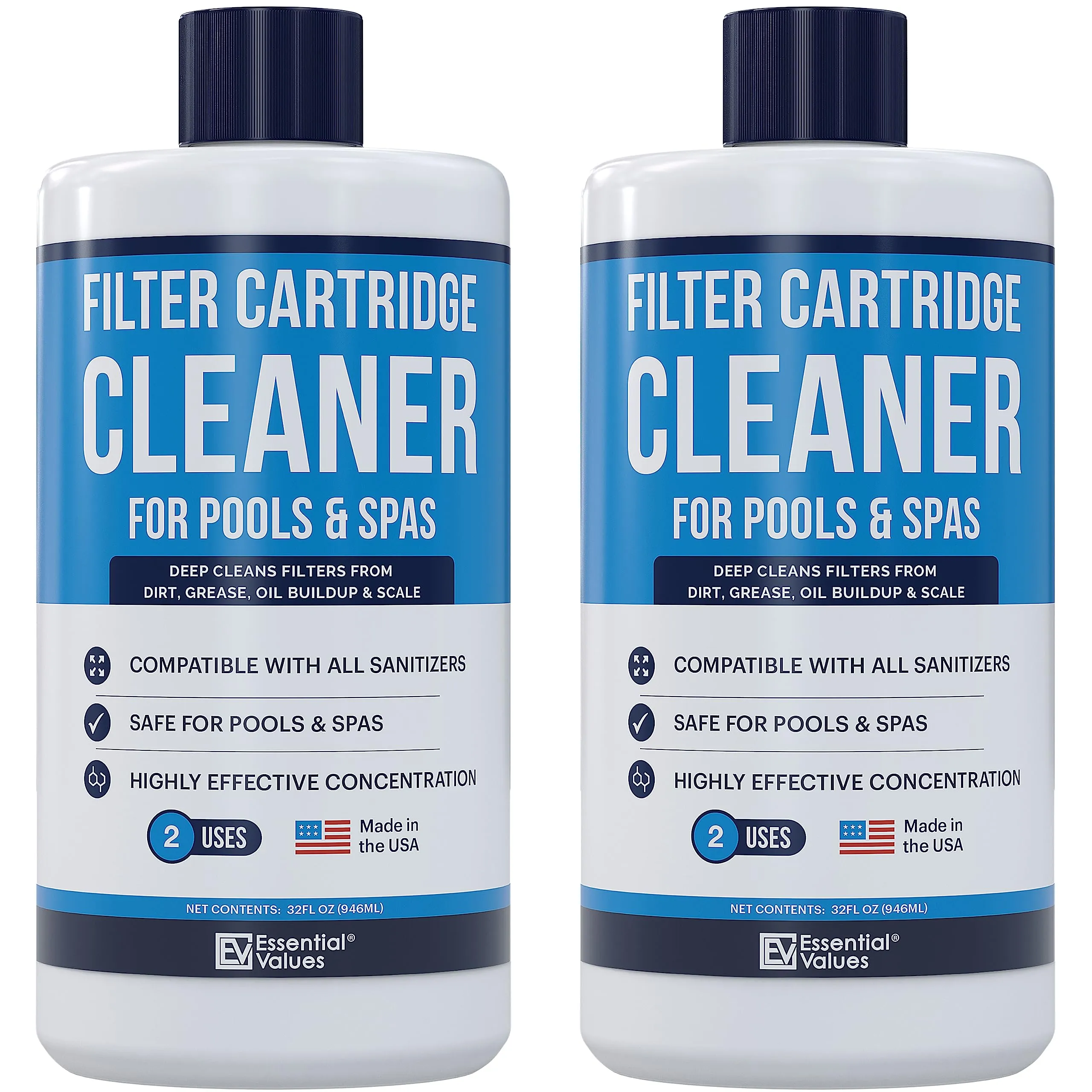 Hot Tub, Spa, and Pool Filter Cleaner 32oz