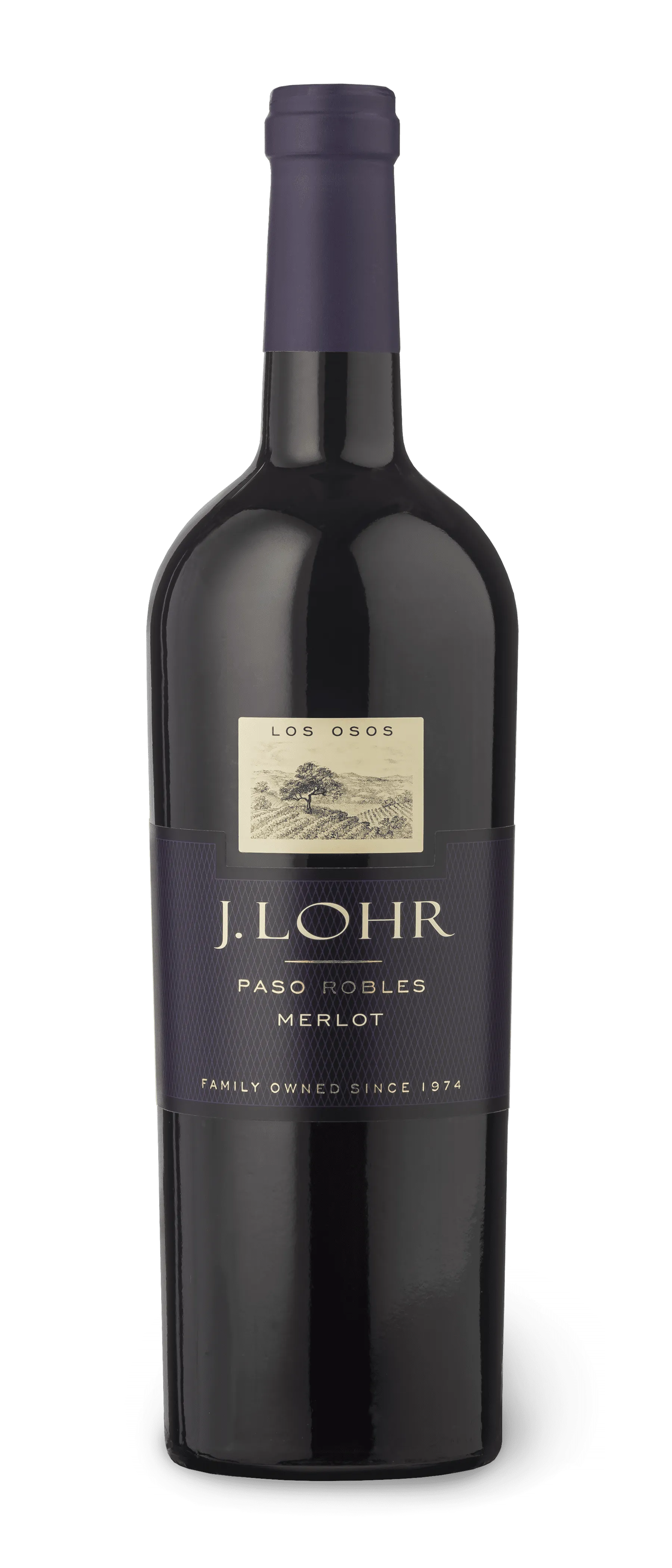 J. Lohr Estates Los Osos Paso Robles Merlot Red Wine, 750 ml Glass Bottle