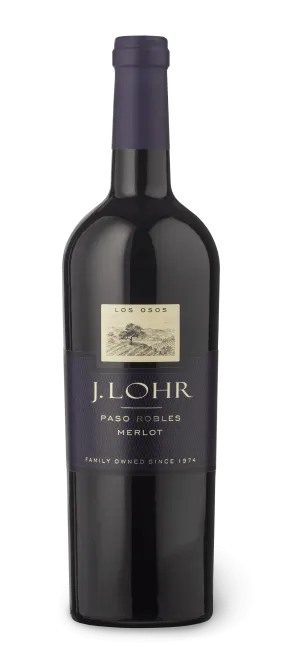 J. Lohr Estates Los Osos Paso Robles Merlot Red Wine, 750 ml Glass Bottle