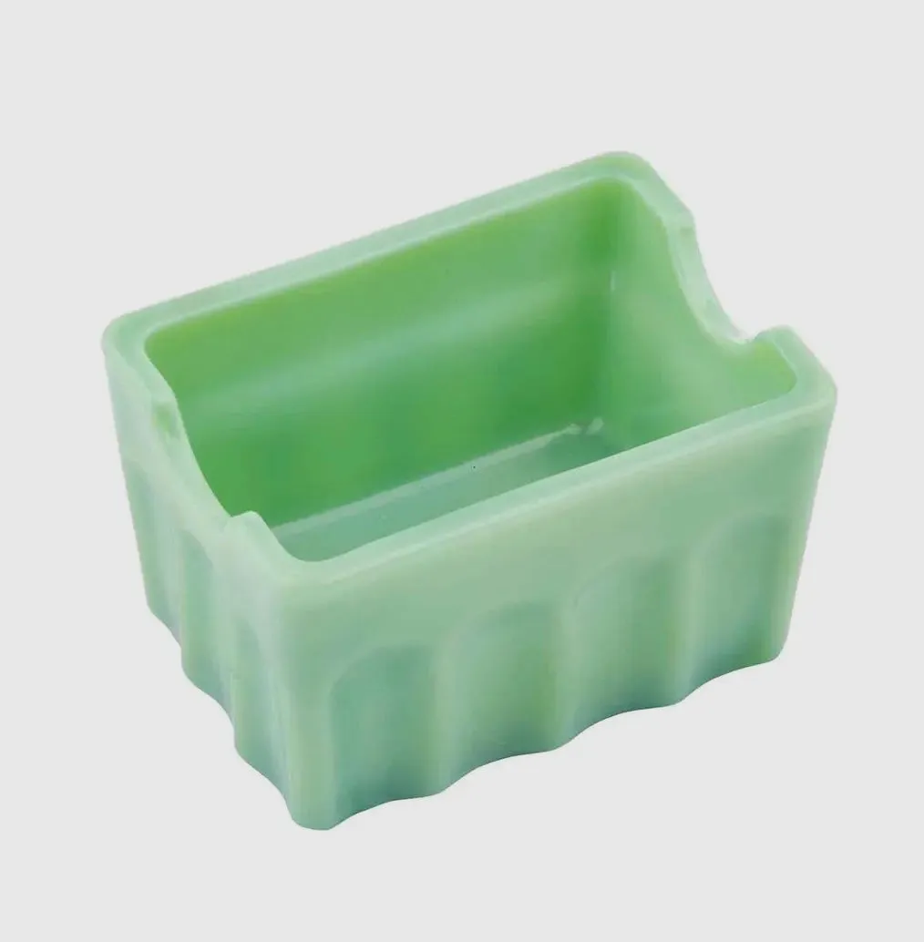 Jadeite Glass Sugar Packet Holder