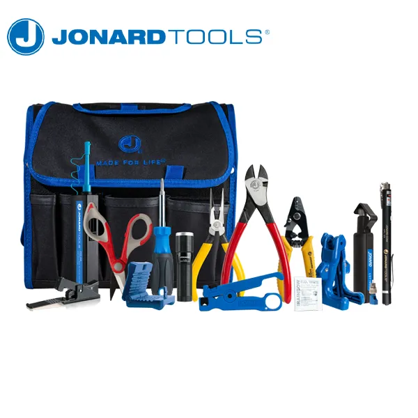 Jonard Tools - TK-150 - Fiber Prep Kit with Connector Cleaner/ Fiber Cleaver & Visual Fault Locator