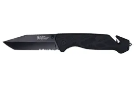 Justin Tactical Matte Black 3 in 1 Knife 2427450585