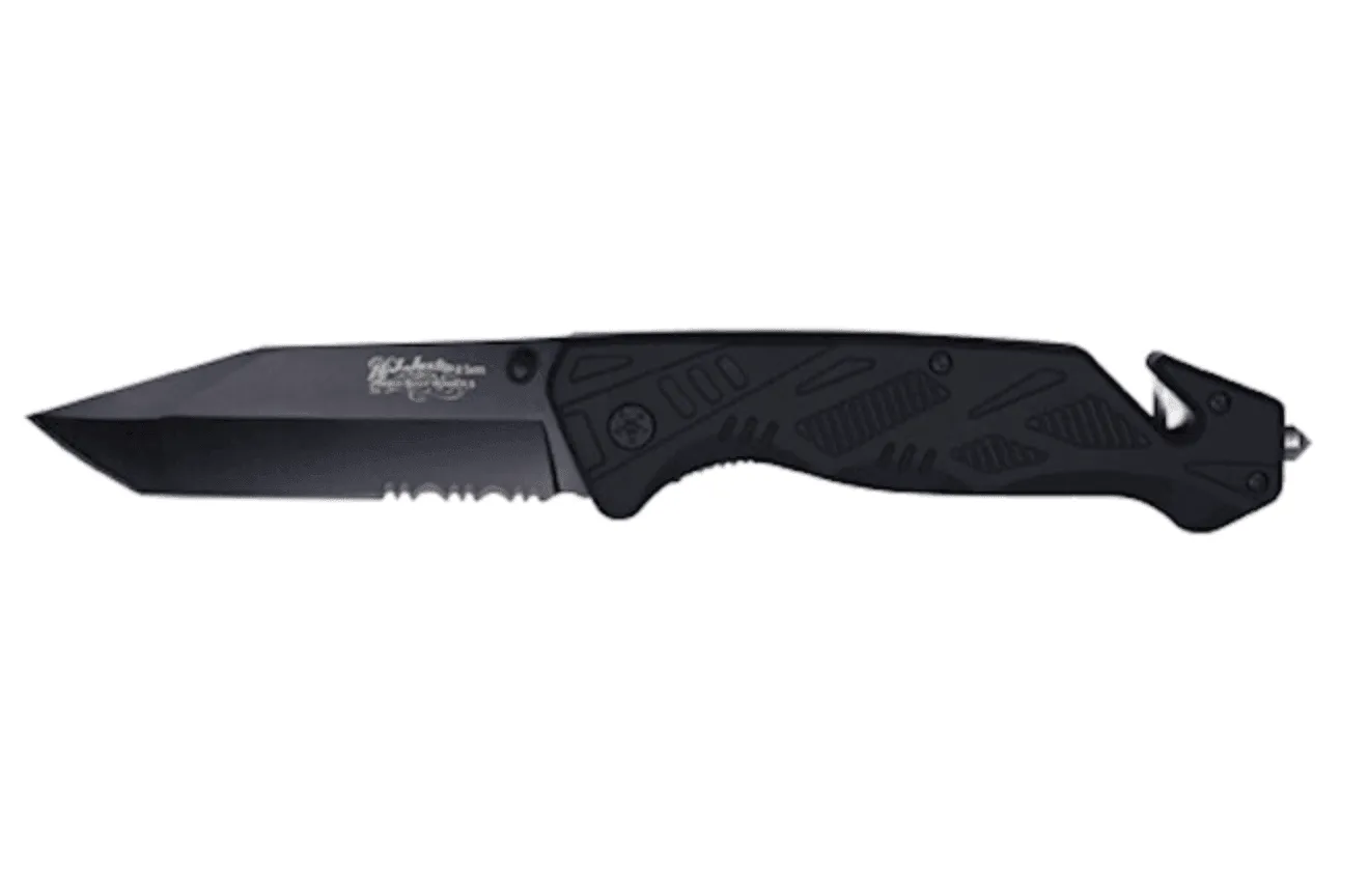 Justin Tactical Matte Black 3 in 1 Knife 2427450585