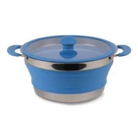 Kampa Collapsible Saucepan 3L - Blue