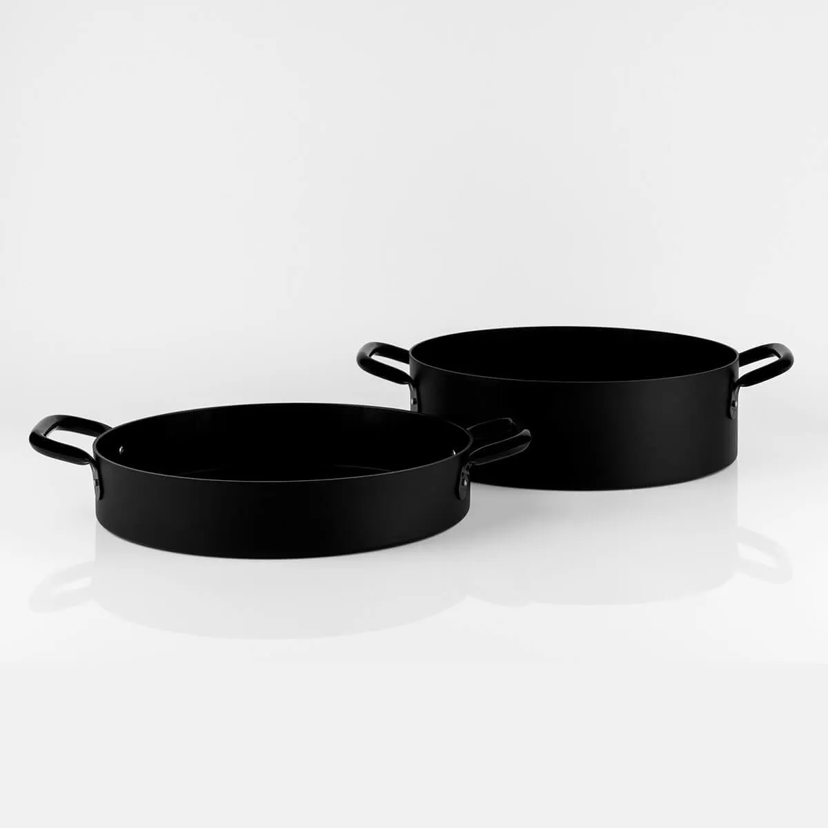 KnIndustrie Eat Big Black Casserole diam. 36 cm. steel