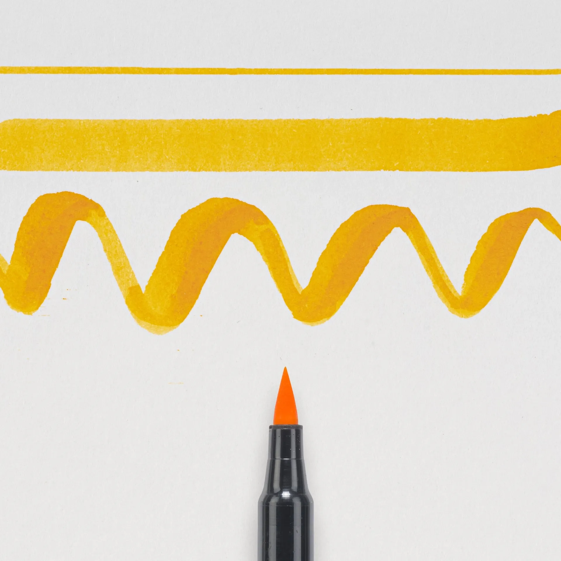 Koi Colouring Brush Pen - Deep Yellow*