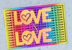 Layered Sign and Keychains: LOVE is LOVE SVG File Laser Ready Glowforge