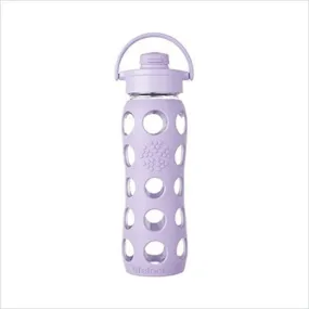 Lifefactory 22oz Flip Cap Glass Bottle in Lilac