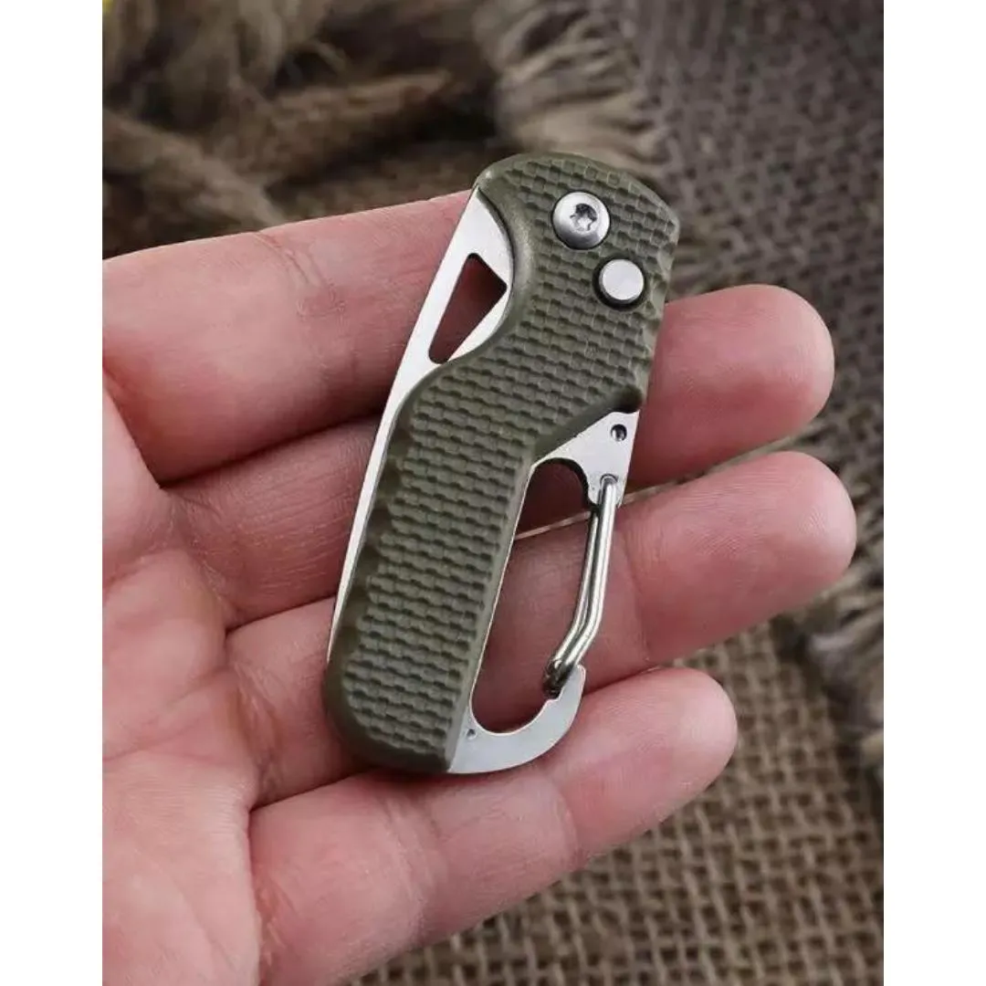 Lifespace Utility Keychain Knife / Seatbelt Cutter with Carabiner