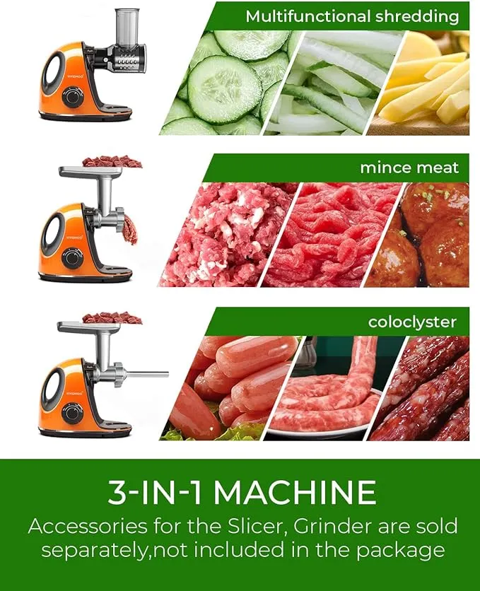 Masticating Cold Juicers 2-Speed Electric