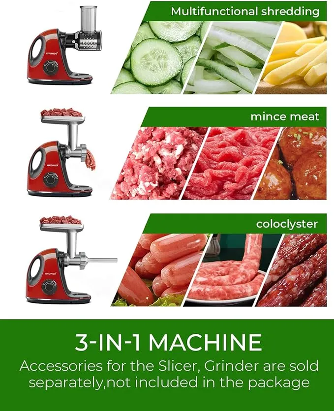 Masticating Cold Juicers 2-Speed Electric