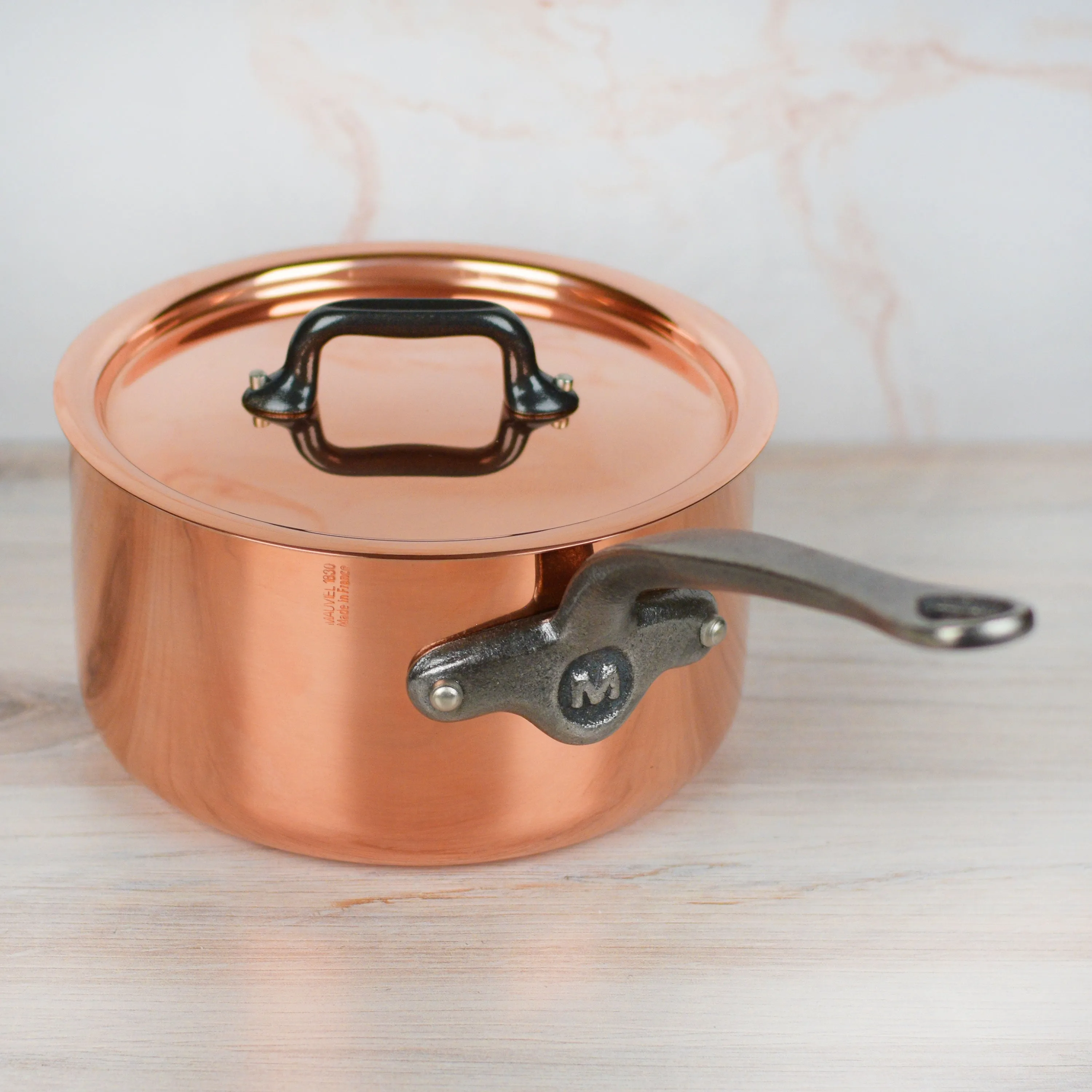 Mauviel M200Ci 3.3-quart Copper Saucepan