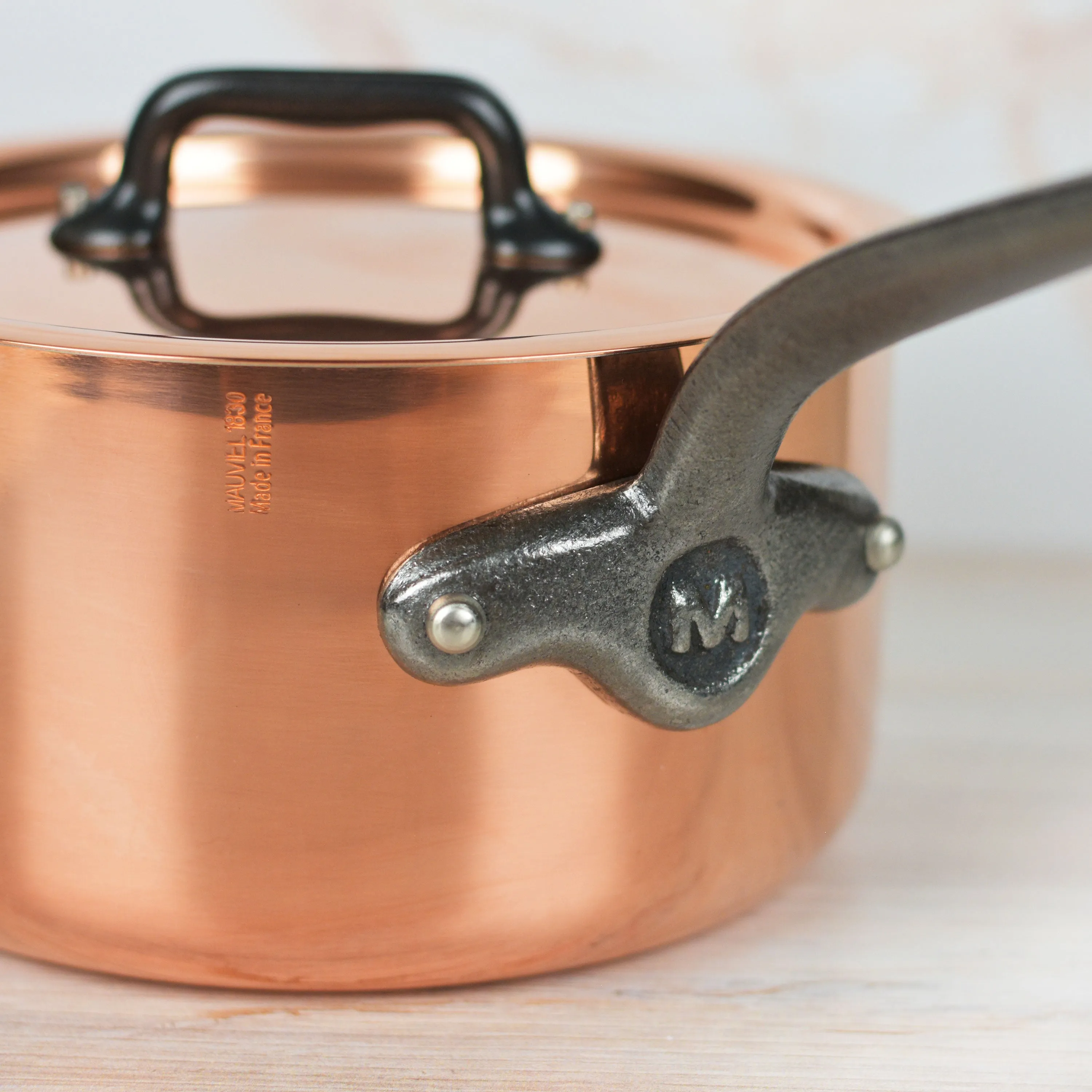 Mauviel M200Ci 3.3-quart Copper Saucepan