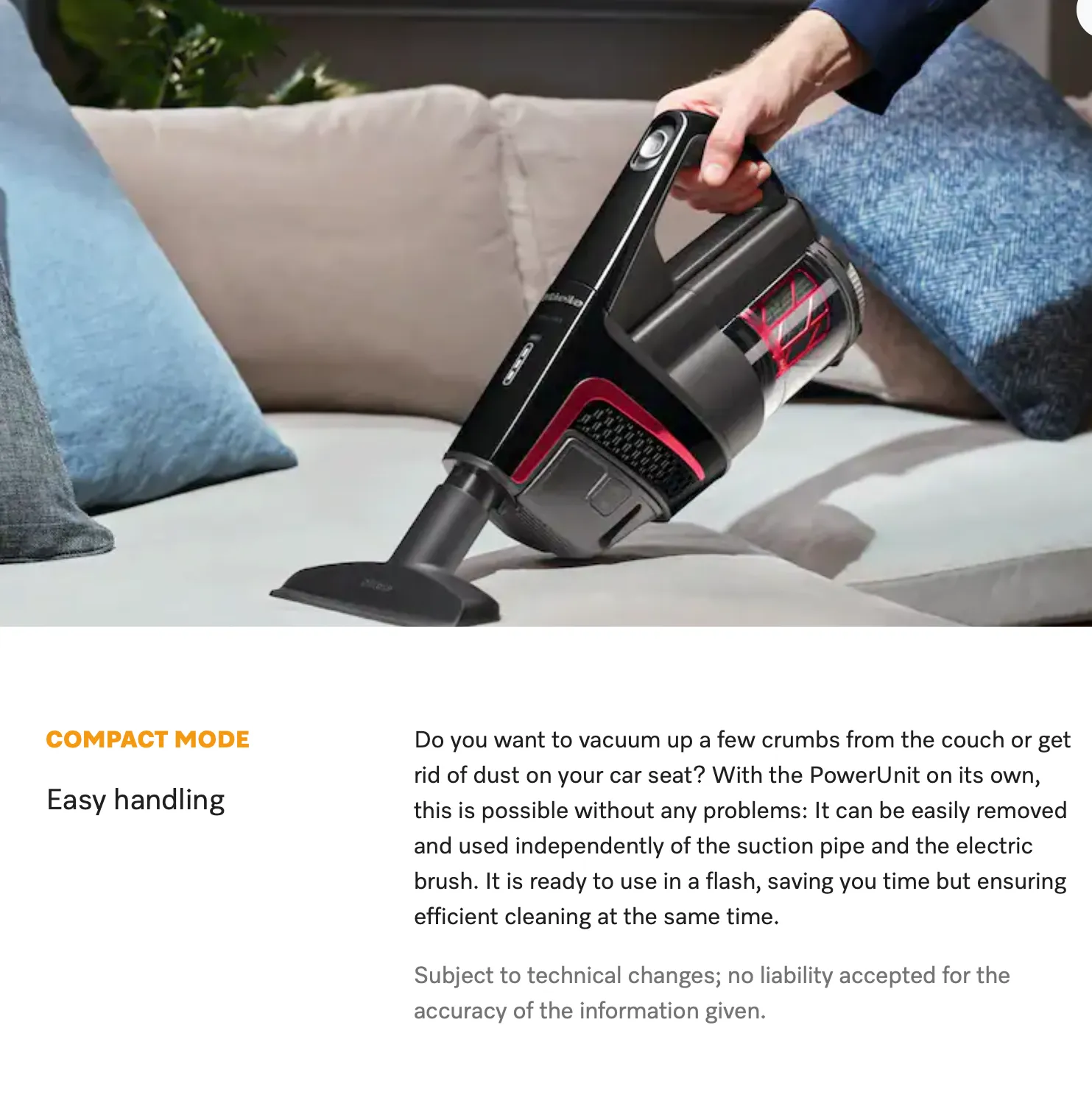 Miele Cordless Stick Vacuum Cleaner | Triflex HX2 Cat & Dog (black)