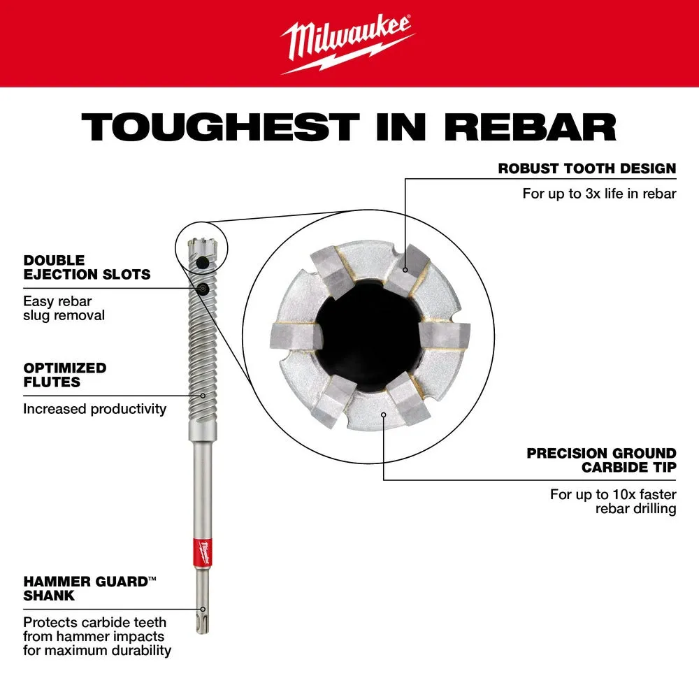 Milwaukee 48-20-6733 SDS PLUS 1-3/8" X 12" Rebar Cutter