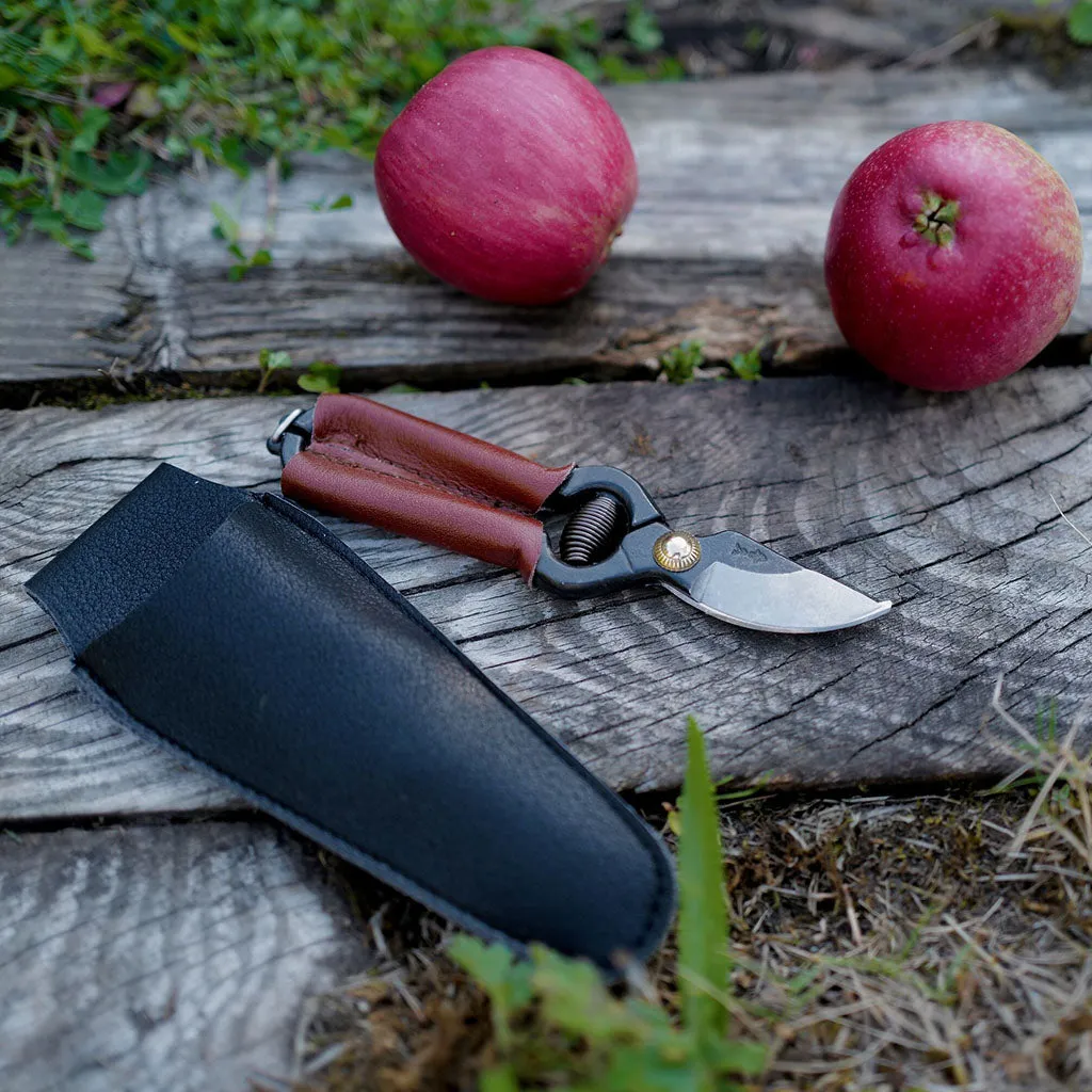 Mini Secateurs with Leather Grips