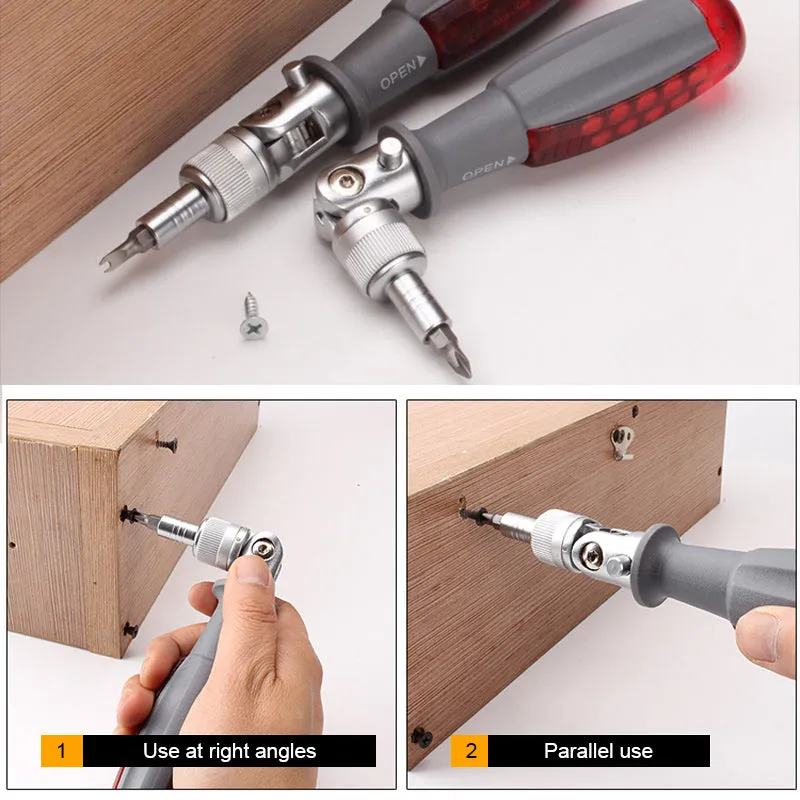 Multifunctional 10 in 1 screwdriver set - compact and portable