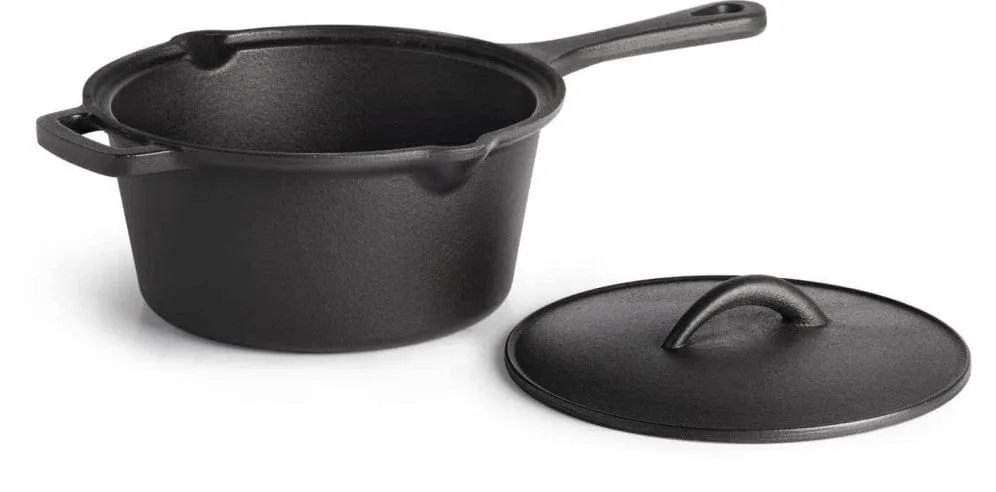 Napoleon 56051 Cast Iron Sauce Pan w/ Lid