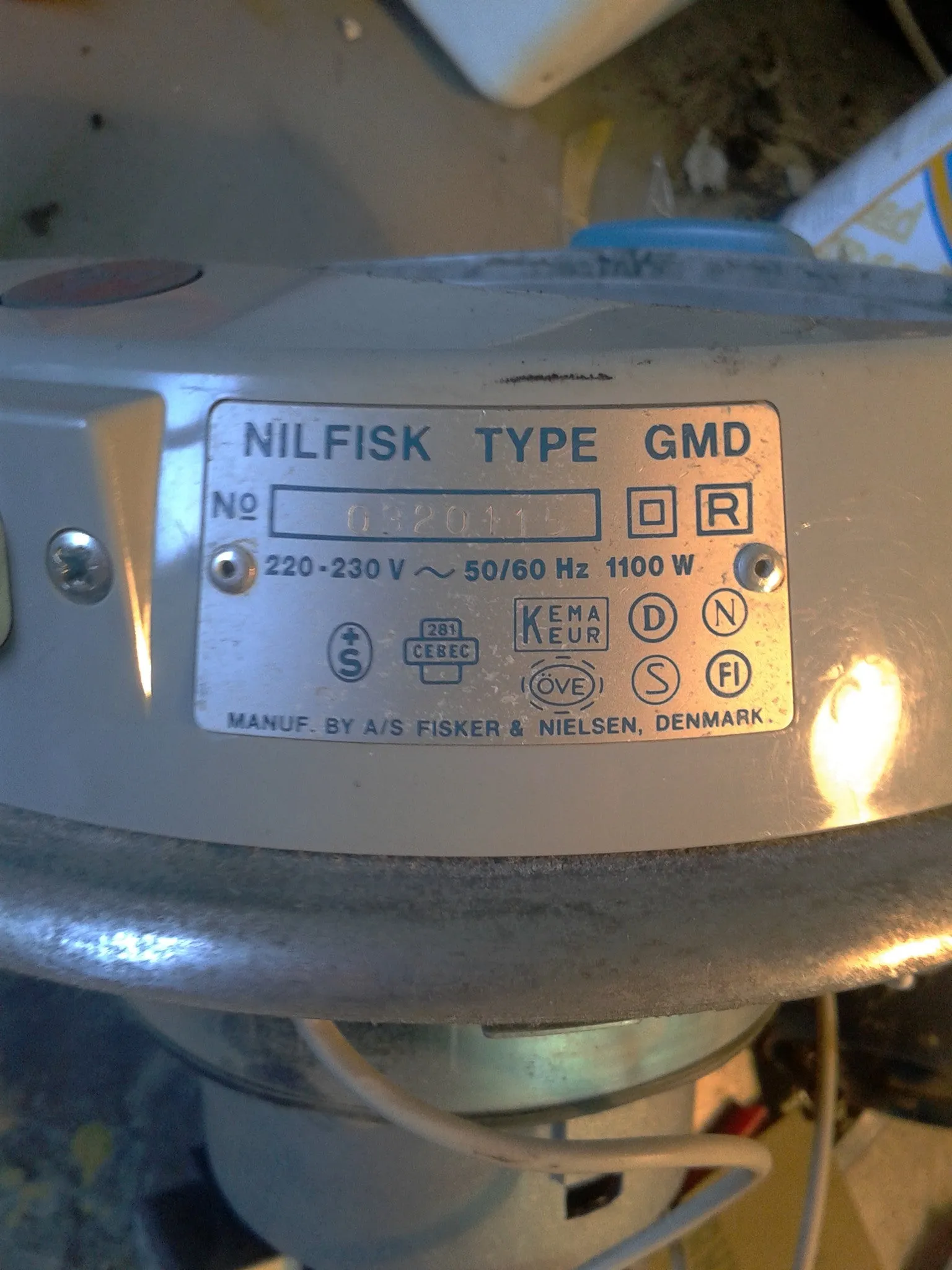 Nilfisk and Tellus GMI 1000 Watt Motor Head Obsolete For Older GM Machines