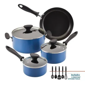 Open Box - Farberware Reliance 12pc Nonstick Cookware Set Blue