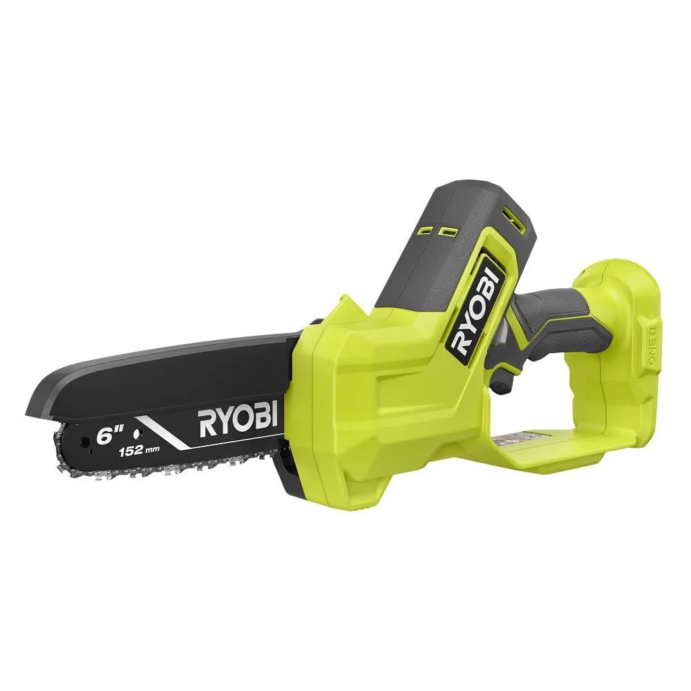 Open Box - RYOBI ONE  18V 6 in. Cordless Battery Compact Pruning Mini Chainsaw (Tool Only)