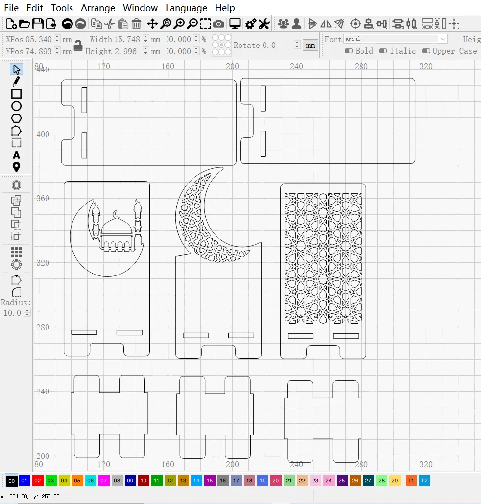 Open-work Phone Holder | DXF File |Art,Gift