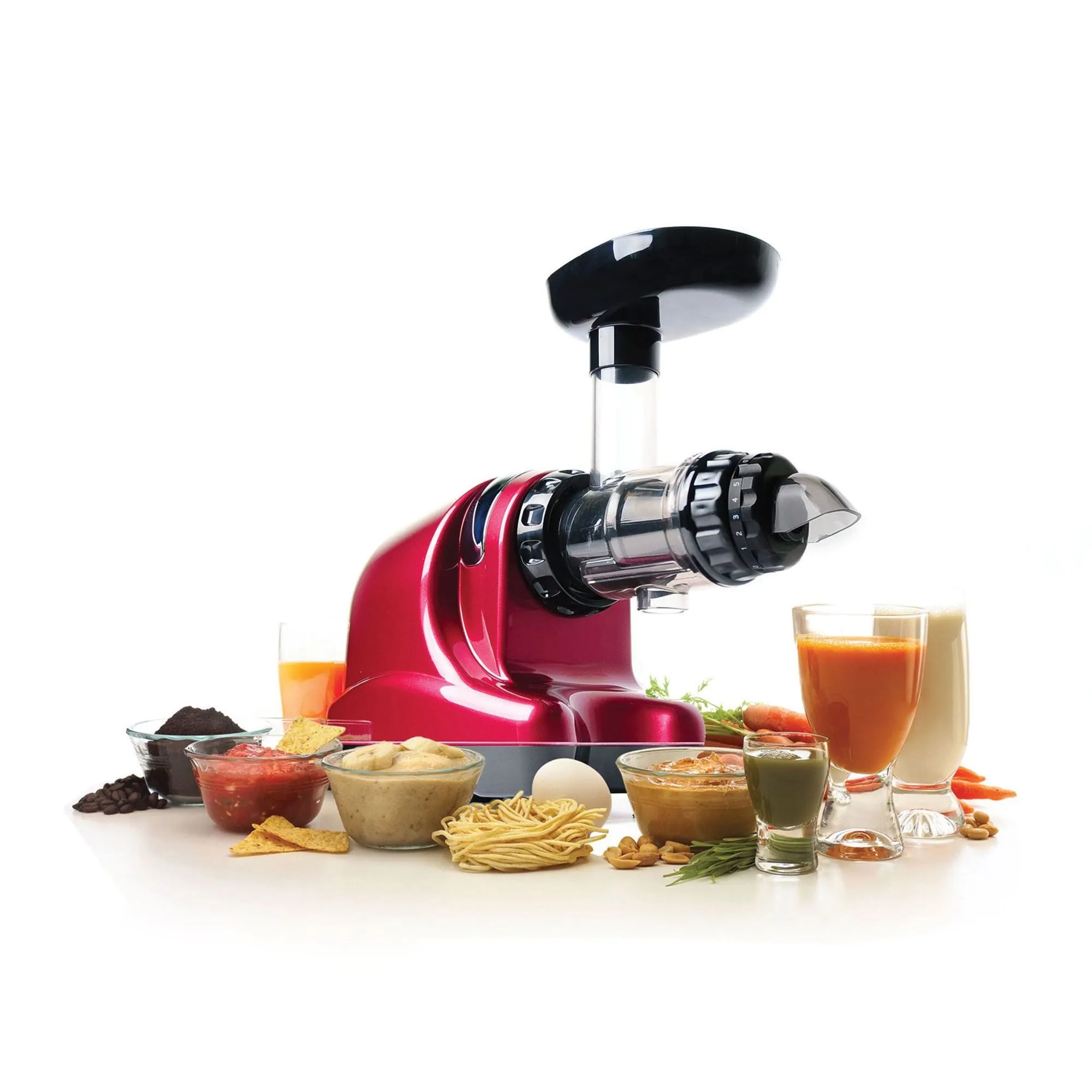 Oscar Neo DA 1200 Cold Press Juicer Red