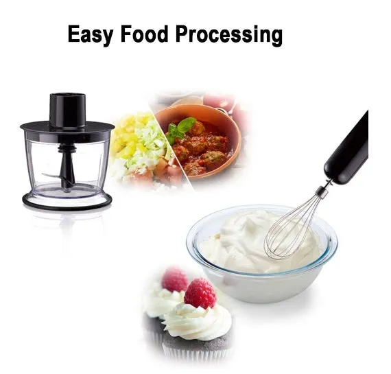 Panasonic MX-SS1BSP 3-in-1 Hand Blender Whisk Chopper (600W)