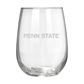 Penn State Nittany Lions 17 oz. Stemless Wine Glass