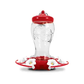 PENNINGTON GLASS HUMMINGBIRD FEEDER