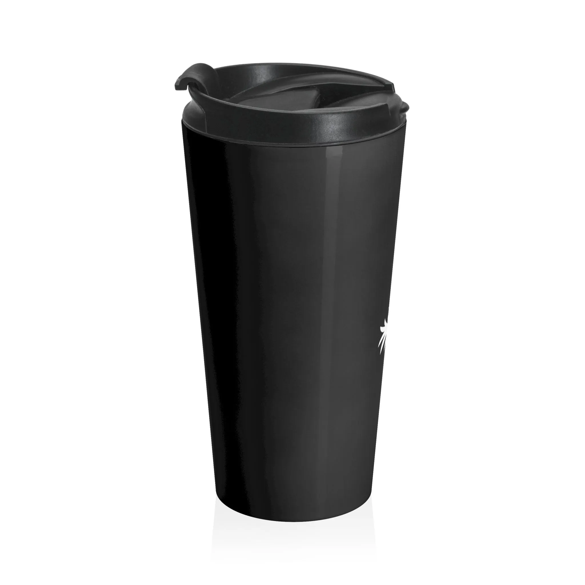 Pineapple Cross Stainless Steel Travel Mug Black 15 OZ