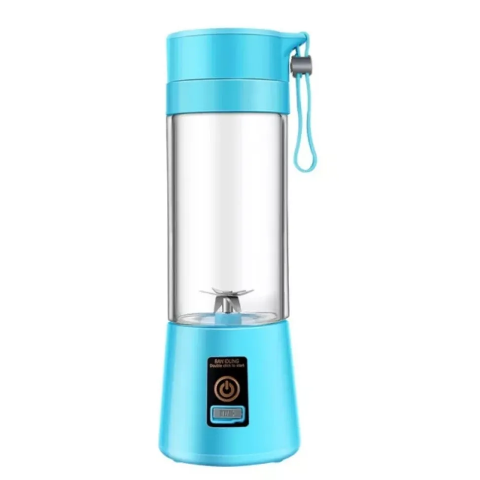 Portable Rechargeable Juice Blender with 6 Blades 380ml - HM-03