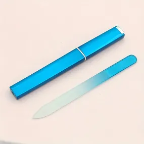 Professional Glass Nail File Set for Women DoubleSided with Case