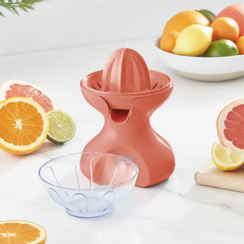 Rise by Dash Orange Plastic 10 oz Citrus Juicer