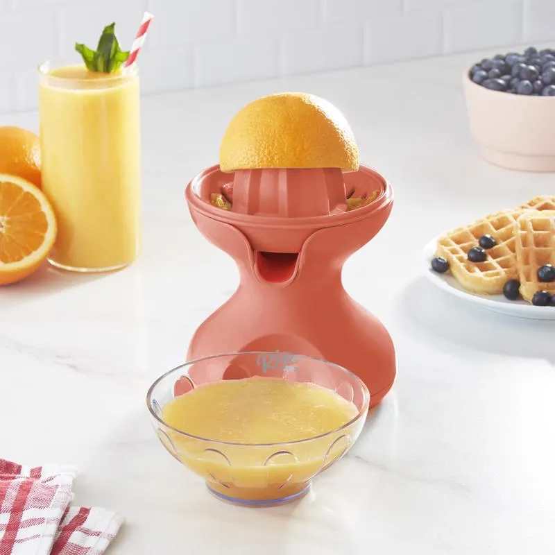 Rise by Dash Orange Plastic 10 oz Citrus Juicer