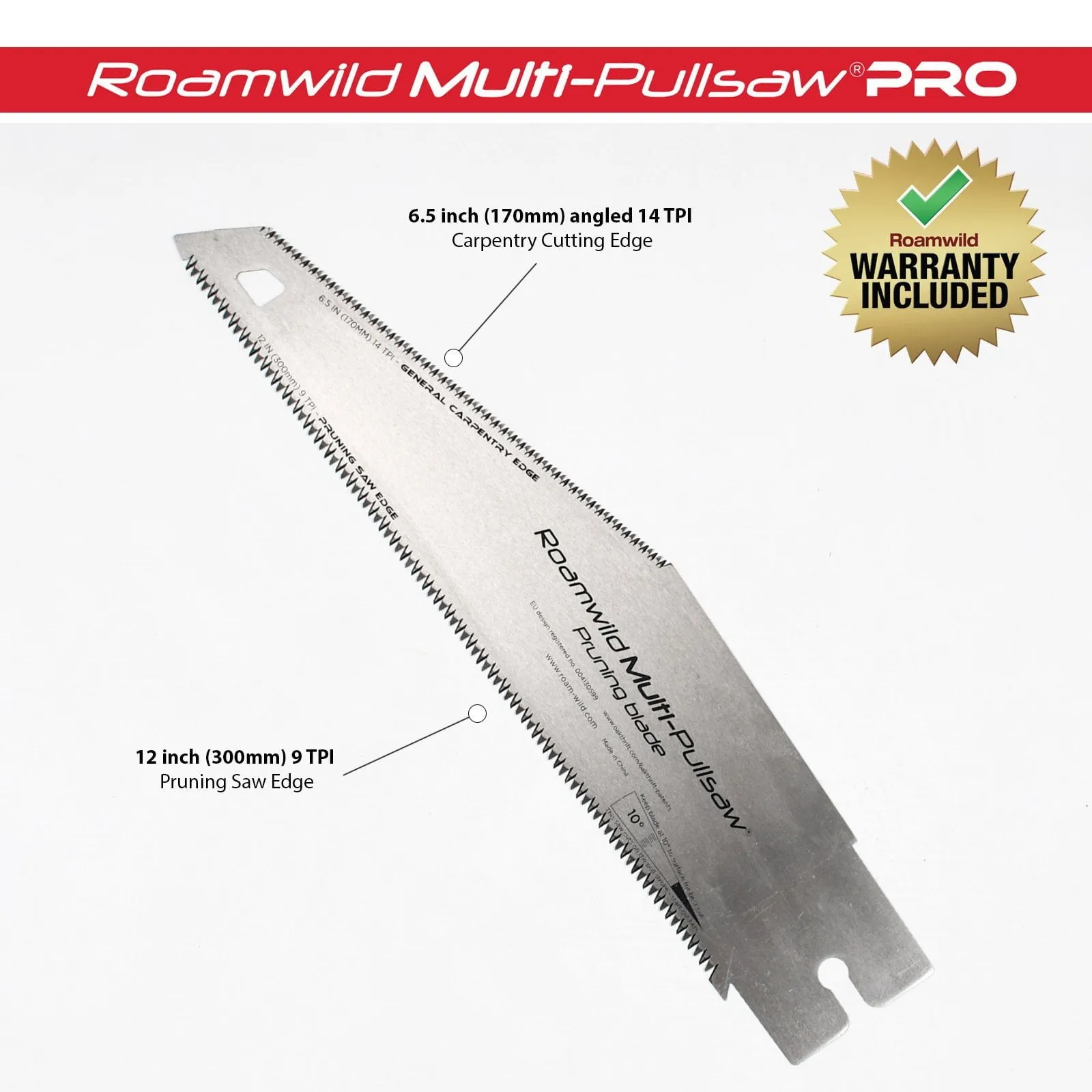 Roamwild Multi Pull Saw PRO - 2 Pull Saws In 1