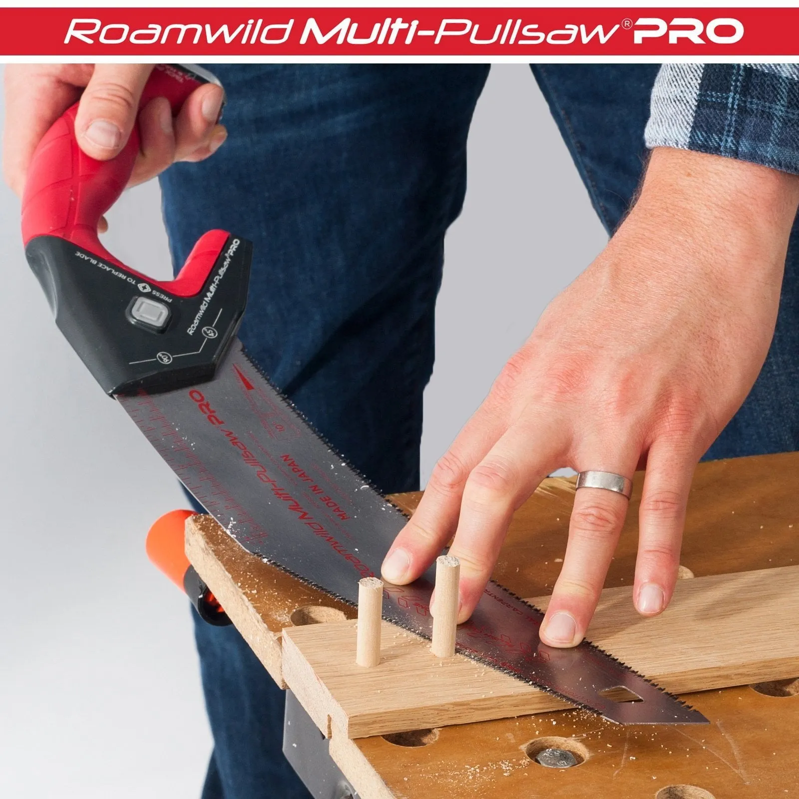 Roamwild Multi Pull Saw PRO - 2 Pull Saws In 1