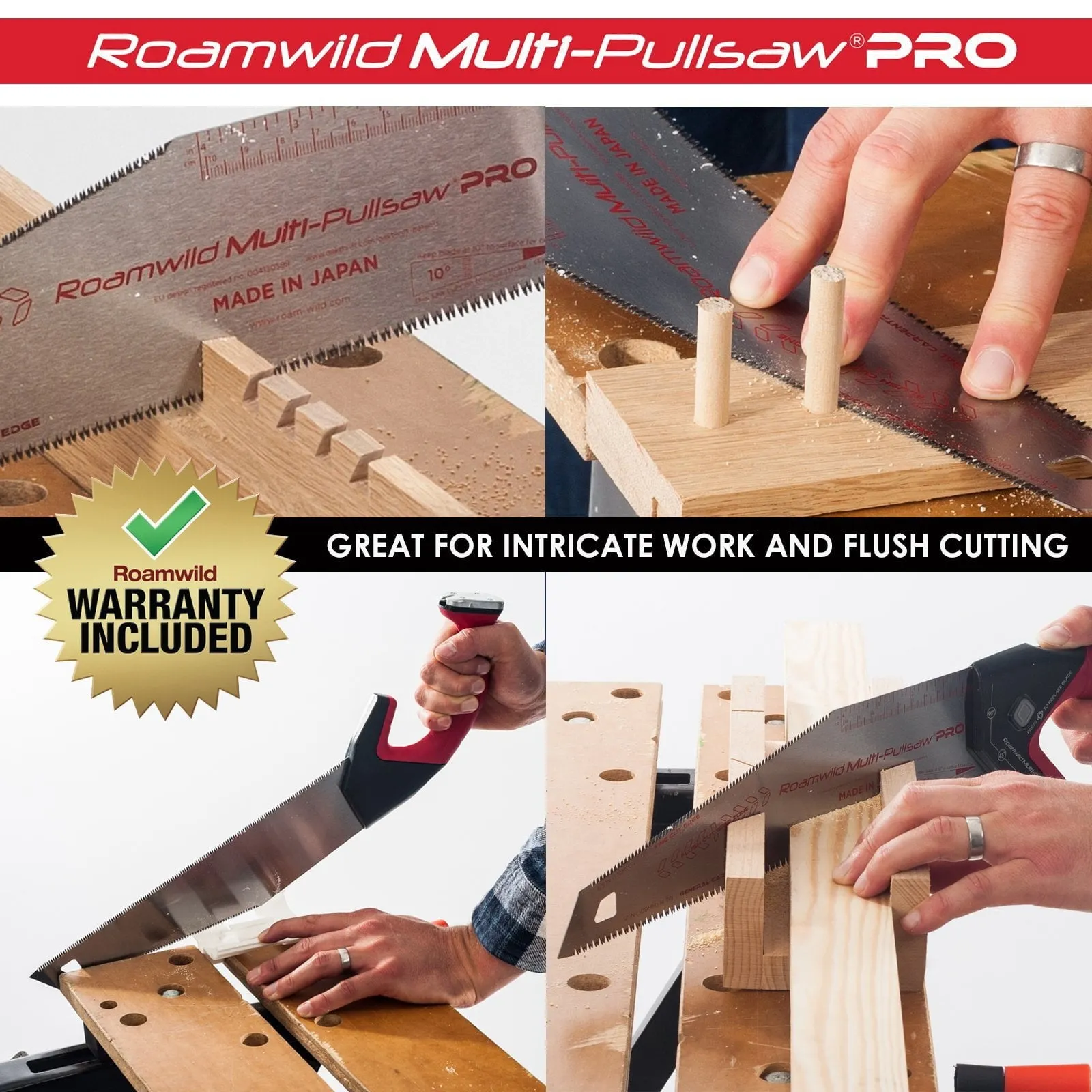 Roamwild Multi Pull Saw PRO - 2 Pull Saws In 1