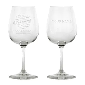 Sassenach Personalized Wine Glass from Outlander